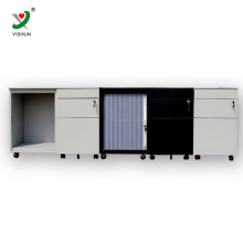 Filing Cabinet three drawers slide mobile cabinet